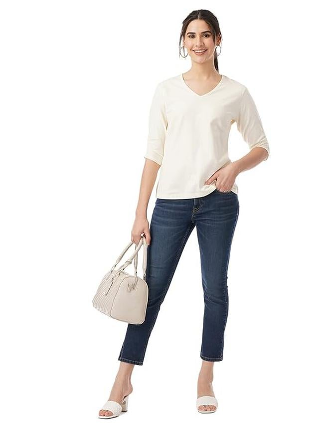 fyltr Women's Soft Cotton Blend Knitted Top | Tops for Women | Tops for Women Western - Image 5